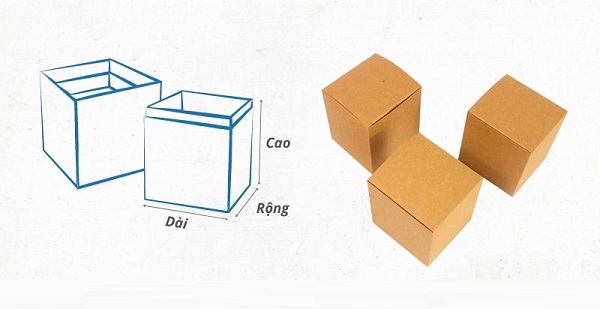 kích thước hộp giấy